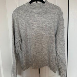 Olivia Sky Fringe Sweater